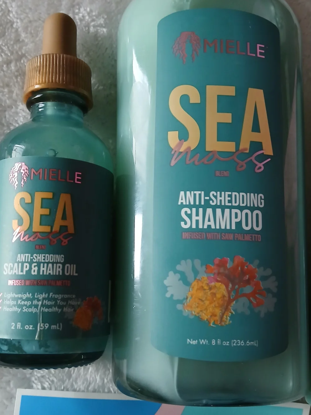 Mielle Sea Anti-Shedding Shampoo, Conditioner, Hair Oil, Bag Charm & Sheet Mask